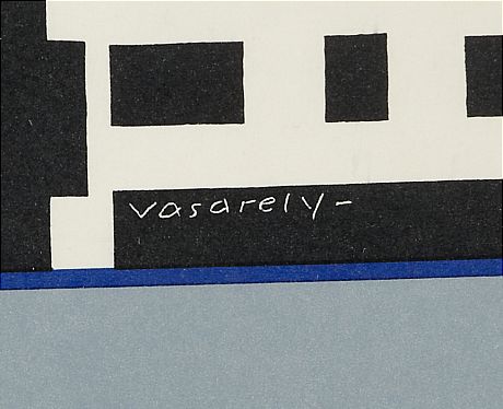 Victor Vasarely serigrafi