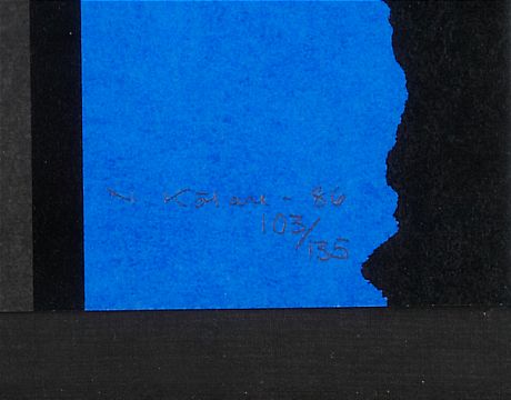 Nils Kölare färgserigrafi