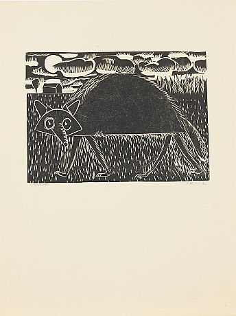 Torsten Renqvist träsnitt