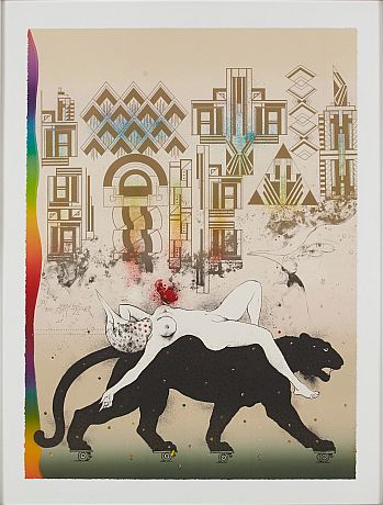 Ardy Strüwer färglitografi