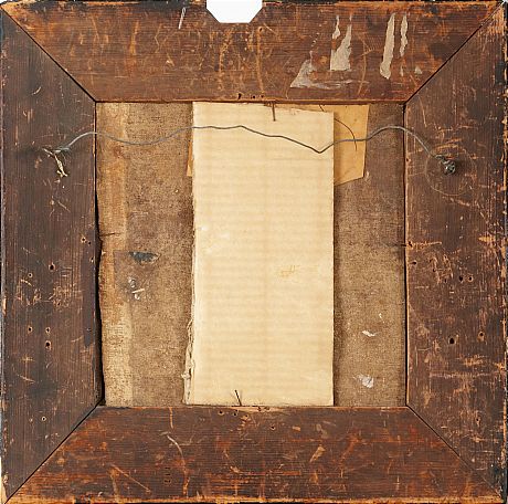 Oidentifierad konstnär oljemålning