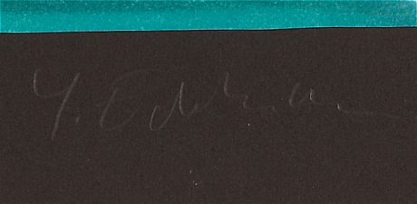 Yrjö Edelmann färglitografi 