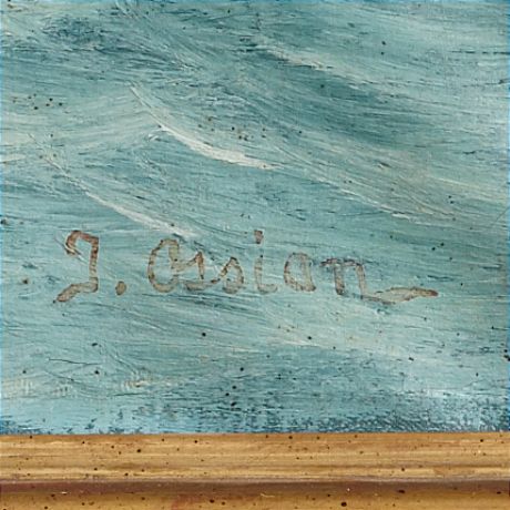 Johan Ossian oljemålning