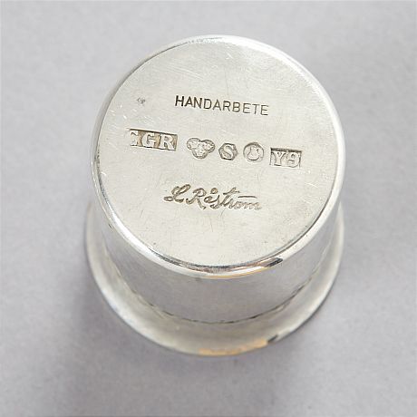 Kaffeskedar bägare silver