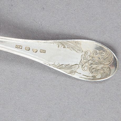 Kaffeskedar bägare silver