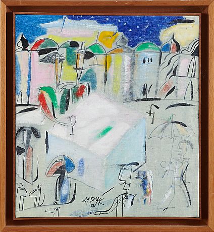 Madeleine Pyk oljemålning