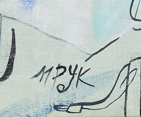 Madeleine Pyk oljemålning