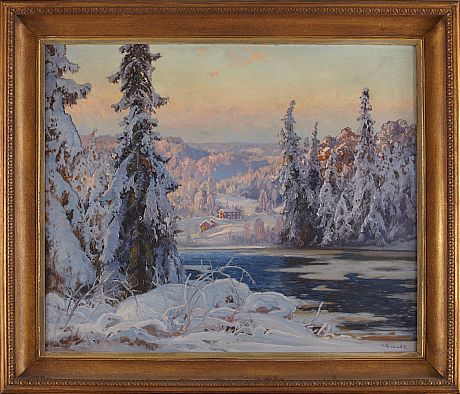 Carl Brandt oljemålning