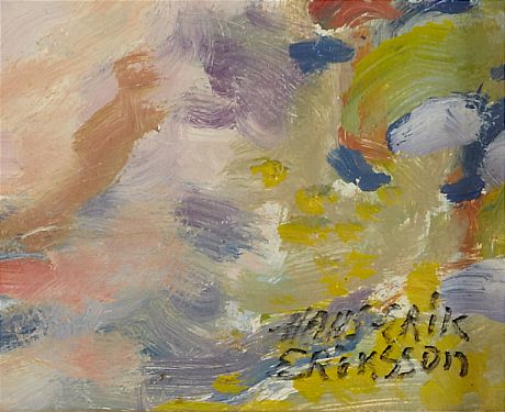 Hans Erik Eriksson oljemålning