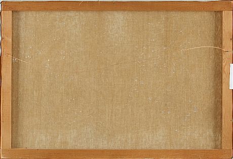 Oidentifierad konstnär oljemålning