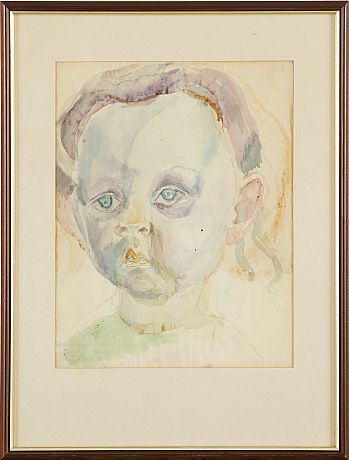 Siri Derkert akvarell