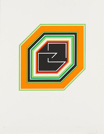 Nils Kölare färgserigrafi