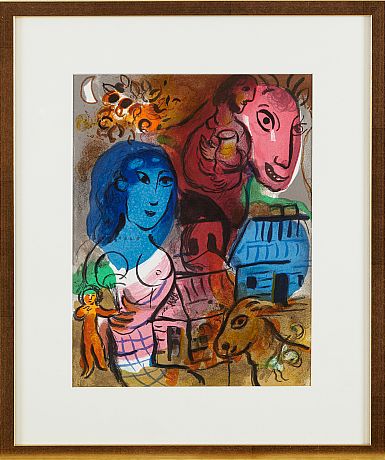 Marc Chagall färglitografi