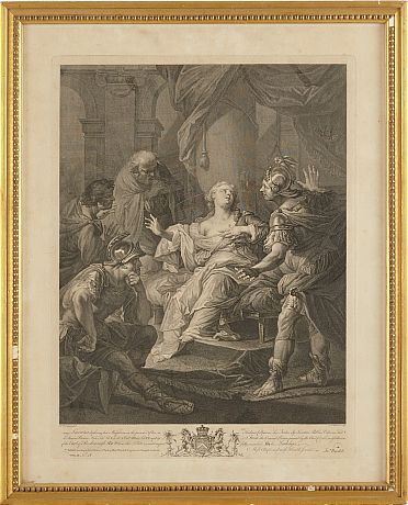 Grafiska blad tryckta hos Boydell i London