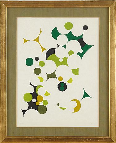 Pierre Olofsson färgserigrafi