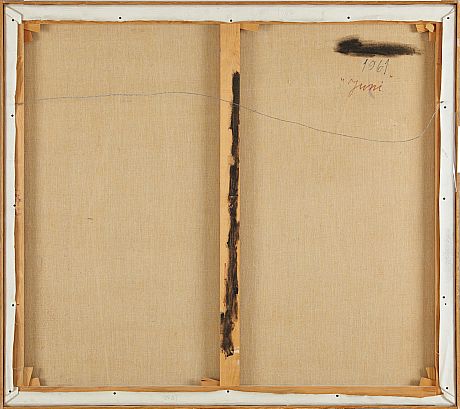 Oidentifierad konstnär oljemålning