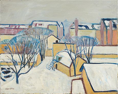 Tage Hedqvist oljemålning tema