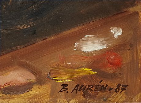 Bo Aurén oljemålning