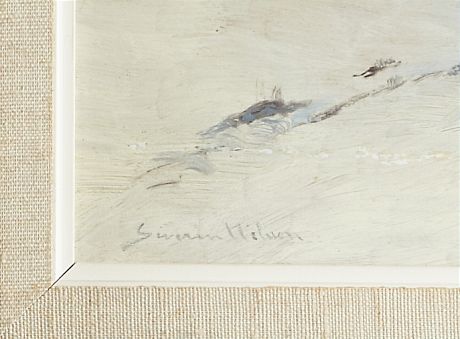 Severin Nilsson oljemålning