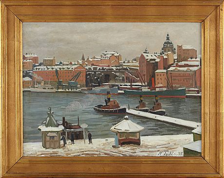 Nils Tydén oljemålning