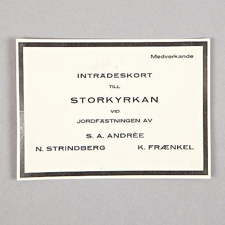 2 st tryckta begravningskort 