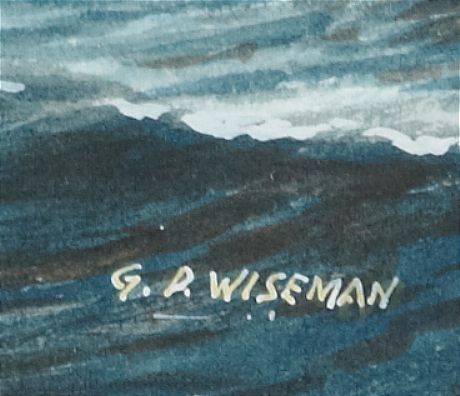 George P Wiseman akvarell