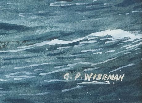 George P Wiseman akvarell