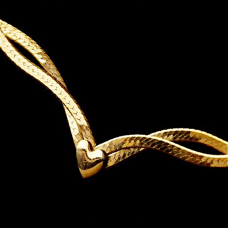 Halsband och armband 14 k guld
