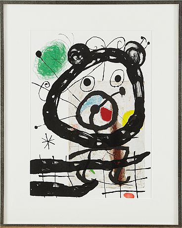 Joan Miro färglitografier
