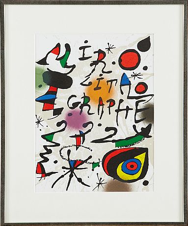 Joan Miro litografier