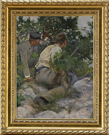 Paul Graf, Unga jägare - andjakt