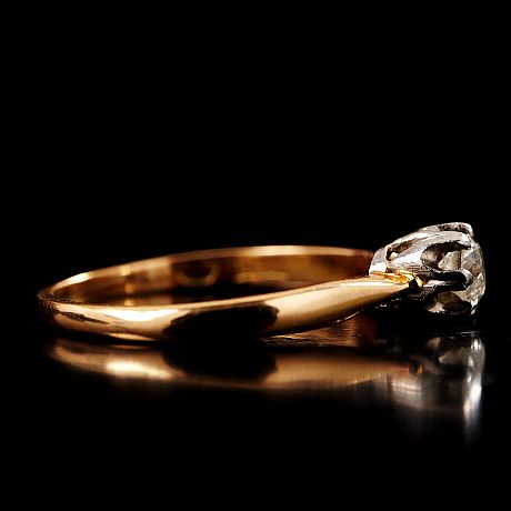 Ring 18 k guld diamant