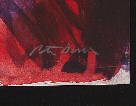 Peter Dahl färglitografi