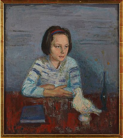 Stig Södersten oljemålning