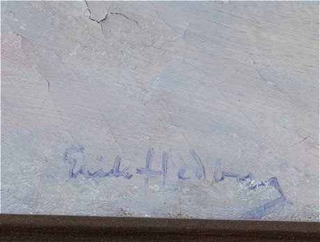 Erik Hedberg oljemålning