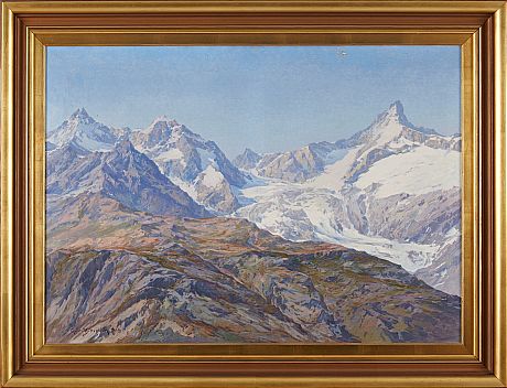 Gustave Bitterlich oljemålning