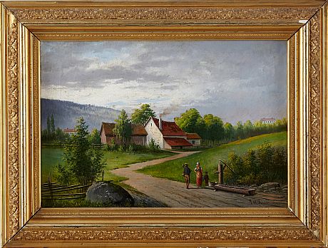 Johan Axel Forssman, oljemålning