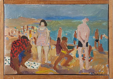 Erik Höglund oljemålning