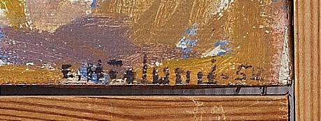 Erik Höglund oljemålning