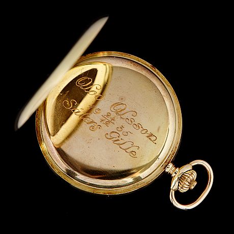 Herrfickur i 14 k guld 