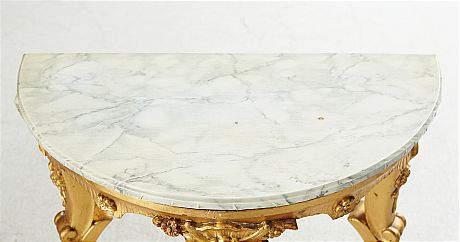 Konsolbord rokokostil