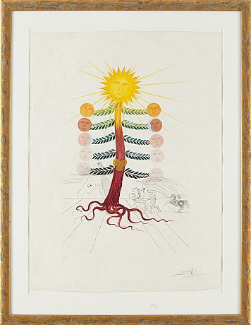 Salvador Dali litografi