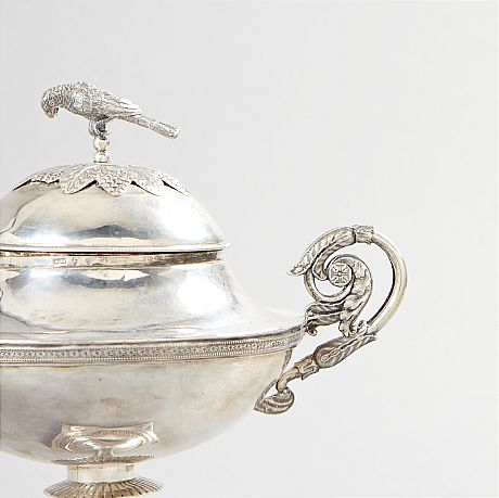Sockerskålar 1 par silver 1808
