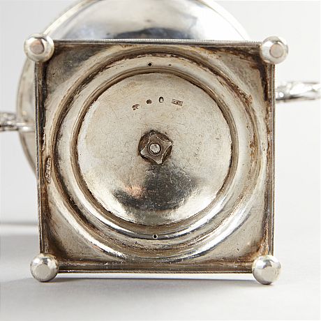 Sockerskålar 1 par silver 1808