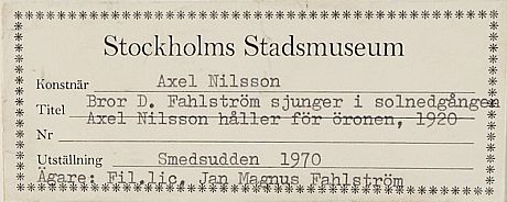 Axel Nilsson Smedsudden