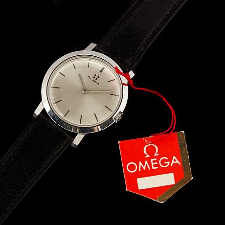 Omega armbandsur i stål