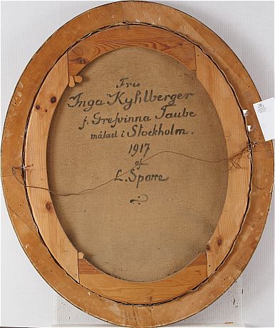 Louis Sparre oljemålning