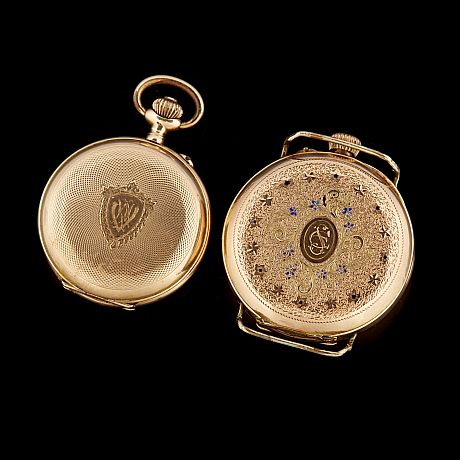 Fickur 2 st 14 k guld 