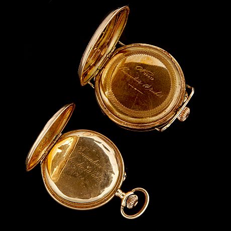 Fickur 2 st 14 k guld 