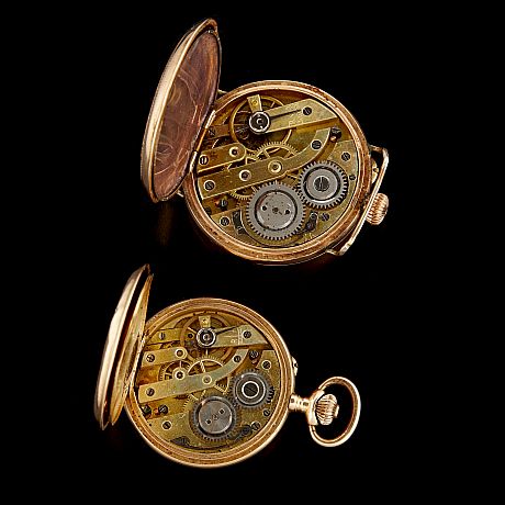 Fickur 2 st 14 k guld 